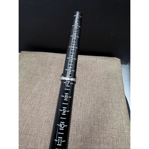 Sterling Silver Green Turquoise Statement Ring  Size 7 Southwestern Artisan - Picture 4 of 7